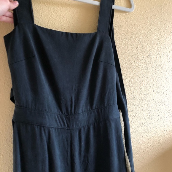 Vetta Capsule Apron Jumpsuit in Washed Black - Picture 10 of 16